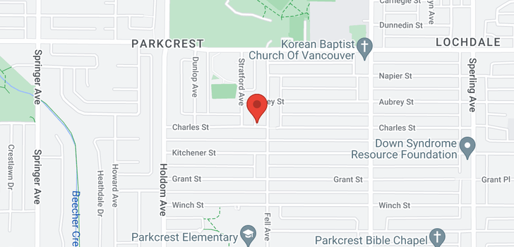 map of 6071 CHARLES STREET